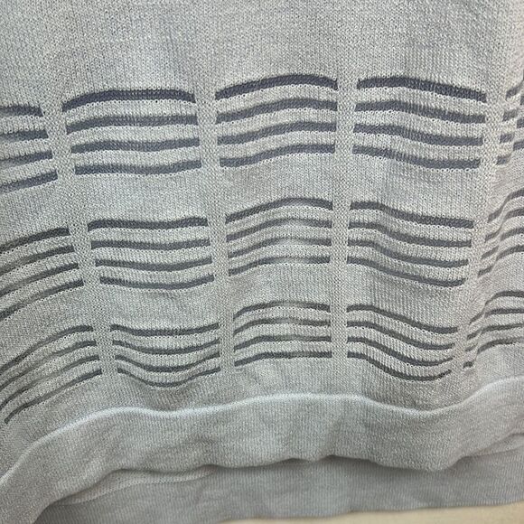 Marlawynne sky blue sleeveless knit top size 3X - Picture 4 of 8